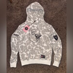 BAPE x Inter Miami CF Camo Hoodie ‘White’